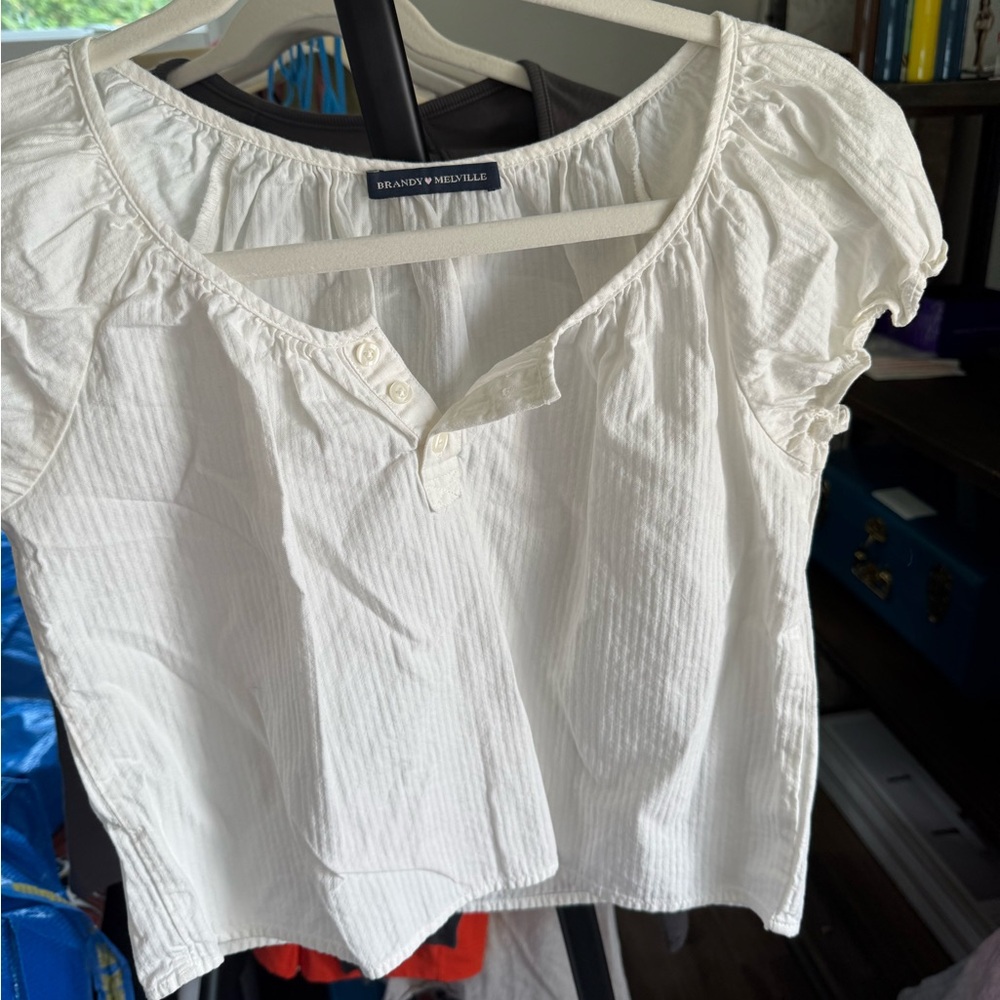 Brandy Melville Cream Blouse